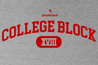 College Block Font: Bold Vintage Campus Style