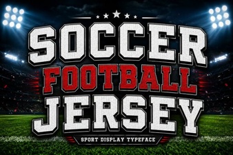 Soccer Football Jersey Font Styles for Bold Custom Designs