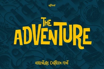 Adventure Font - Bold Sans Serif Typeface for Dynamic Designs