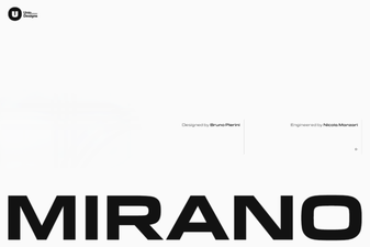Mirano Extended Font: a Modern Wide Typeface for Bold Designs