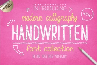 Beautiful Handwritten Font Collection for Creative Projects