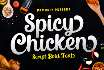 Spicy Chicken Font – Free Script Font Download
